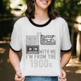 Please Be Patient With Me I'm From The 1900s Retired Fathers Premium Unisex Cotton Ringer T-Shirt