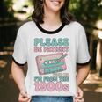 Please Be Patient With Me I'm From The 1900s Retro Cassette Unisex Cotton Ringer T-Shirt Please Be Patient With Me I'm From The 1900s Retro Cassette Unisex Cotton Ringer T-Shirt