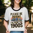 Please Be Patient I'm From The 1900s Retro Computer Unisex Cotton Ringer T-Shirt Please Be Patient I'm From The 1900s Retro Computer Unisex Cotton Ringer T-Shirt