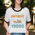 Please Be Patient With Me I'm From The 1900s Retro Grandpa Unisex Cotton Ringer T-Shirt