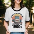 Please Be Patient I'm From The 1900s Retro Vintage Computer Unisex Cotton Ringer T-Shirt Please Be Patient I'm From The 1900s Retro Vintage Computer Unisex Cotton Ringer T-Shirt