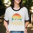 Please Be Patient To Me I'm From The 1900s Retro Vintage Unisex Cotton Ringer T-Shirt