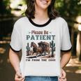 Please Be Patient I'm From The 1900s Stagecoach Western Vint Unisex Cotton Ringer T-Shirt Please Be Patient I'm From The 1900s Stagecoach Western Vint Unisex Cotton Ringer T-Shirt