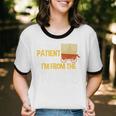 Please Be Patient With Me I'm From The 1900s Vintage Oregon Premium Unisex Cotton Ringer T-Shirt