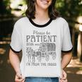 Please Be Patient With Me I'm From The 1900s Vintage 1900s Premium Tri-Blend Unisex Cotton Ringer T-Shirt