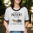 Please Be Patient I'm From The 1900s Vintage Unisex Cotton Ringer T-Shirt