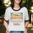 Please Be Patient-With Me I'm From The 1900s Retro Music Premium Unisex Cotton Ringer T-Shirt