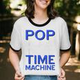 Pop Music Becomes a Time Machine Nostalgia Sound Quote Unisex Cotton Ringer T-Shirt Pop Music Becomes a Time Machine Nostalgia Sound Quote Unisex Cotton Ringer T-Shirt
