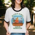 Quiet Girl Loud Results Introvert Office Staff Secretary Unisex Cotton Ringer T-Shirt Quiet Girl Loud Results Introvert Office Staff Secretary Unisex Cotton Ringer T-Shirt