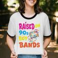 Raised On 90s Boy Bands Nostalgia Love Women Men Unisex Cotton Ringer T-Shirt