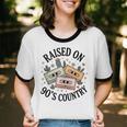 Raised On 90's Country Music Lover Nostalgia Retro Vibe Unisex Cotton Ringer T-Shirt Raised On 90's Country Music Lover Nostalgia Retro Vibe Unisex Cotton Ringer T-Shirt