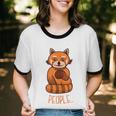 Red Panda Introvert For Red Pandas Fan Unisex Cotton Ringer T-Shirt Red Panda Introvert For Red Pandas Fan Unisex Cotton Ringer T-Shirt