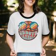 Retro 1970's Groovy Grandpa 70s Aesthetic Nostalgia Unisex Cotton Ringer T-Shirt