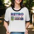 Retro Gaming Nostalgia Tee Perfect For 90s Lovers Unisex Cotton Ringer T-Shirt