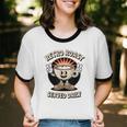 Retro Roast Coffee Retro Cartoon Vintage Nostalgia Fun Unisex Cotton Ringer T-Shirt