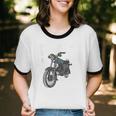 Retro Simme Moped Nostalgia Eastern Block Schwalbe Driver DDR Unisex Cotton Ringer T-Shirt
