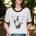 Rock & Roll Wizard Music Nostalgia Unisex Cotton Ringer T-Shirt