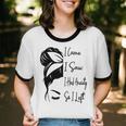 I Came I Saw I Had Anxiety So I Left Messy Bun Introvert Unisex Cotton Ringer T-Shirt I Came I Saw I Had Anxiety So I Left Messy Bun Introvert Unisex Cotton Ringer T-Shirt