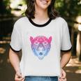 Secretly Bisexual Bi Introvert Bi Pride Antisocial LGBTQ Unisex Cotton Ringer T-Shirt