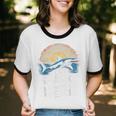 I Like Sharks & Maybe Like 3 People Humor Introverts Summer Unisex Cotton Ringer T-Shirt