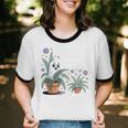Social Anxiety Introvert Nervous Awkward Socially Unisex Cotton Ringer T-Shirt