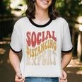 Social Distancing Expert Introvert Unisex Cotton Ringer T-Shirt Social Distancing Expert Introvert Unisex Cotton Ringer T-Shirt