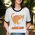 SOCIALLY AWKWARD FUNNY CAT ANTISOCIAL INTROVERT WEIRD Unisex Cotton Ringer T-Shirt SOCIALLY AWKWARD FUNNY CAT ANTISOCIAL INTROVERT WEIRD Unisex Cotton Ringer T-Shirt