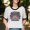 Sock Hop 50s Classic Car Nostalgia 1950s Greaser Unisex Cotton Ringer T-Shirt