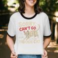 Sorry I Can't Go I'm An Indoor Cat Introvert Cat Owner Unisex Cotton Ringer T-Shirt Sorry I Can't Go I'm An Indoor Cat Introvert Cat Owner Unisex Cotton Ringer T-Shirt