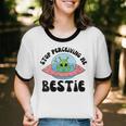 Stop Perceiving Me Bestie Alien Neurodivergent Introvert Unisex Cotton Ringer T-Shirt