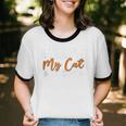 Im Only Talking To My Cat Today Cat Owner Introvert Unisex Cotton Ringer T-Shirt Im Only Talking To My Cat Today Cat Owner Introvert Unisex Cotton Ringer T-Shirt