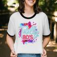 Totally 80's Colorful Retro 1980s Style Nostalgia Vibe Unisex Cotton Ringer T-Shirt Totally 80's Colorful Retro 1980s Style Nostalgia Vibe Unisex Cotton Ringer T-Shirt