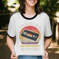 Tracking Adjustments Required Nostalgia VHS Retro Tape Unisex Cotton Ringer T-Shirt