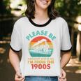 Train Please Be Patient I'm From The 1900s Men Unisex Cotton Ringer T-Shirt Train Please Be Patient I'm From The 1900s Men Unisex Cotton Ringer T-Shirt