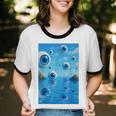 Trippy Weirdcore Frutiger Aero Surreal Eyeballs Y2K Unisex Cotton Ringer T-Shirt