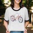 Vintage Bicycle With Playing Cards Nostalgia Premium Tri-Blend Unisex Cotton Ringer T-Shirt Vintage Bicycle With Playing Cards Nostalgia Premium Tri-Blend Unisex Cotton Ringer T-Shirt