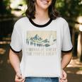 I Wanna Be Where The People Arent Hiking Camping Introvert Unisex Cotton Ringer T-Shirt I Wanna Be Where The People Arent Hiking Camping Introvert Unisex Cotton Ringer T-Shirt