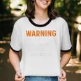 Warning Protein Intake Exceeds Social Awareness Introvert Unisex Cotton Ringer T-Shirt Warning Protein Intake Exceeds Social Awareness Introvert Unisex Cotton Ringer T-Shirt