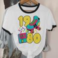 1980 Retro Raised In The 80s Old School Nostalgia Vibes Unisex Cotton Ringer T-Shirt