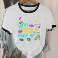 1980s 80's Baby 1990s 90's Made Me Birthday Nostalgia Vibes Unisex Cotton Ringer T-Shirt