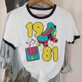 1981 Retro Raised In The 80s Old School Nostalgia Vibes Unisex Cotton Ringer T-Shirt 1981 Retro Raised In The 80s Old School Nostalgia Vibes Unisex Cotton Ringer T-Shirt