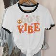 60's Vibe Retro Nostalgia Classic Mixtape Era 1960s Party Unisex Cotton Ringer T-Shirt