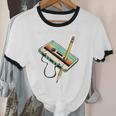 70s 80s 90s Retro Party Costume Nostalgia Cassette Unisex Cotton Ringer T-Shirt