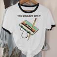 70s 80s 90s Retro Party Costume Nostalgia Cassette Unisex Cotton Ringer T-Shirt