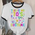 This Is My 70's Costume Nostalgia Mixtape Era 1970s Party Premium Tri-Blend Unisex Cotton Ringer T-Shirt