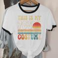 This Is My 70s Costume Vintage Nostalgia Mixtape 1970s Party Unisex Cotton Ringer T-Shirt This Is My 70s Costume Vintage Nostalgia Mixtape 1970s Party Unisex Cotton Ringer T-Shirt