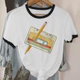 80's 90's Retro Music Party Costume Nostalgia Cassette Unisex Cotton Ringer T-Shirt