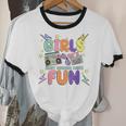 80's Girls Just Wanna Have Fun Nostalgia 1980s Unisex Cotton Ringer T-Shirt