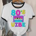 80's Vibe Retro Style Cassette Tape Nostalgia 1980s Party Premium Tri-Blend Unisex Cotton Ringer T-Shirt 80's Vibe Retro Style Cassette Tape Nostalgia 1980s Party Premium Tri-Blend Unisex Cotton Ringer T-Shirt