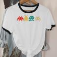 80s Video Game Nostalgia Retro Vintage Arcade Novelty Unisex Cotton Ringer T-Shirt